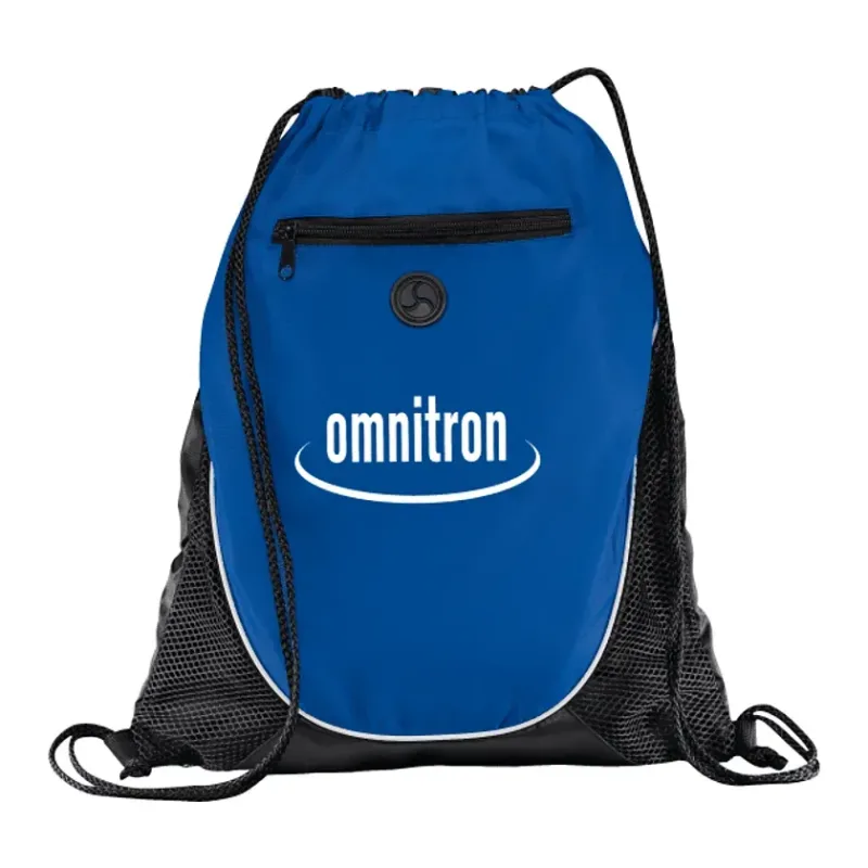 Custom Peek Drawstring Bag with Earbud Port — view 8