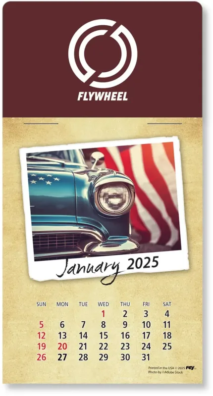 Personalized Classic Cars Peel-N-Stick Calendar Pad — view 18
