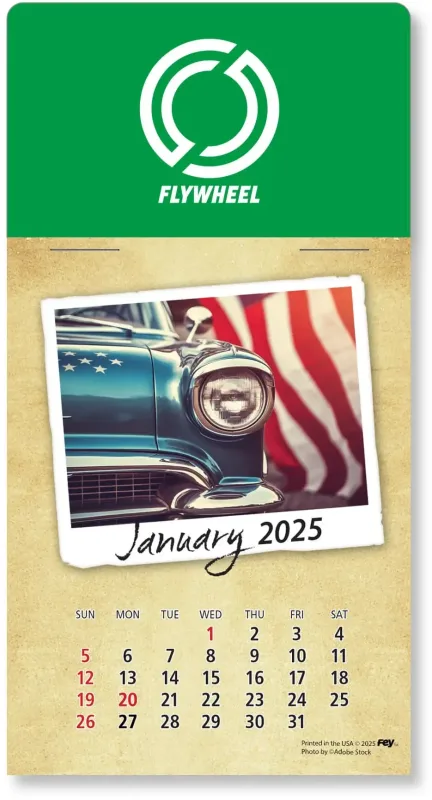 Personalized Classic Cars Peel-N-Stick Calendar Pad — view 21