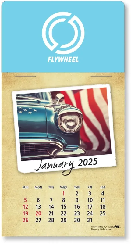 Personalized Classic Cars Peel-N-Stick Calendar Pad — view 32