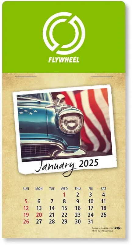 Personalized Classic Cars Peel-N-Stick Calendar Pad — view 35