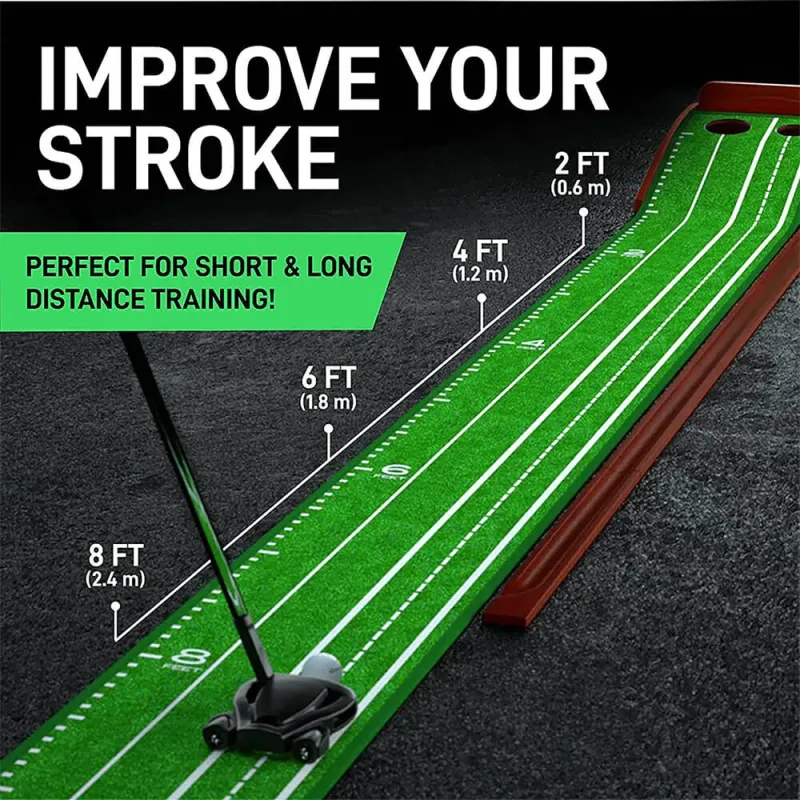 Perfect Practice Putting Mat - Standard Edition 9.6' FT — view 9