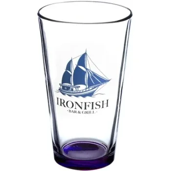 Personalized 16 oz. Imported Pint Glasses (2 color imprint) โ view 1