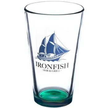 Personalized 16 oz. Imported Pint Glasses (2 color imprint) — view 4