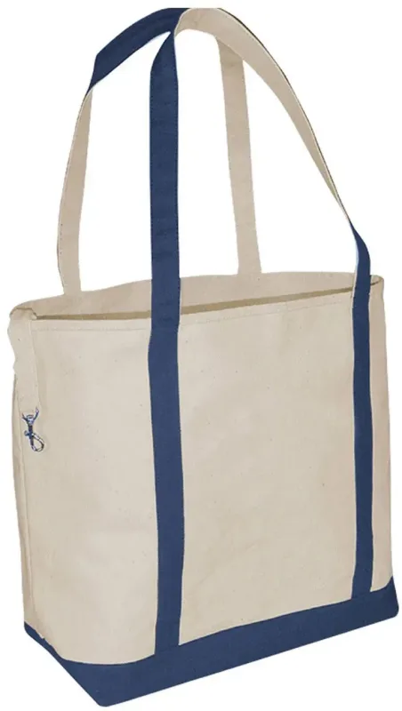 Personalized Accent Boat Tote — view 7