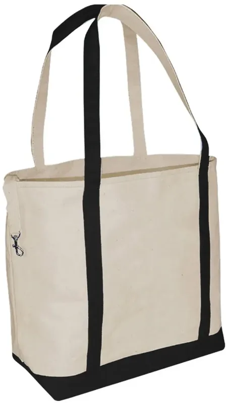 Personalized Accent Boat Tote — view 9