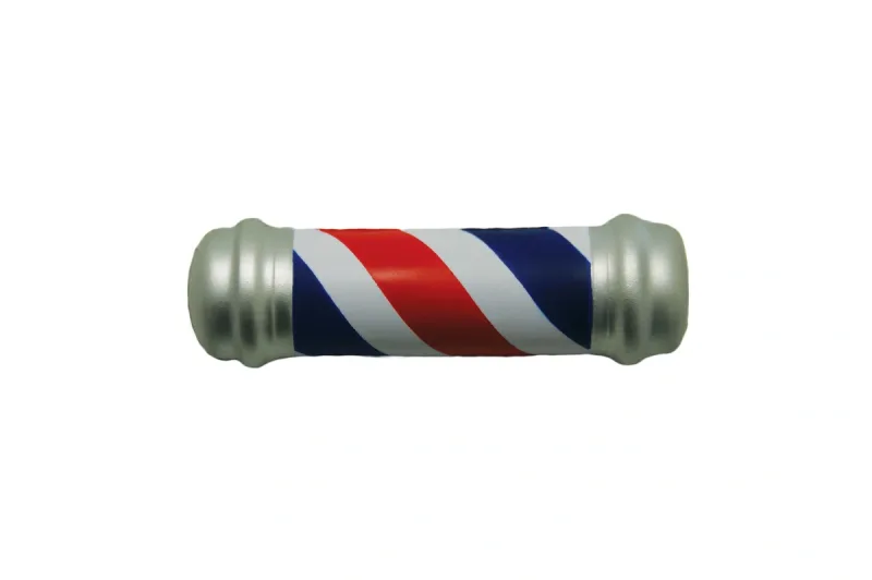 Personalized Barber Pole Stress Reliever — view 2