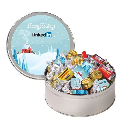 Personalized Holiday HERSHEY'S® Mix Tin — view 10
