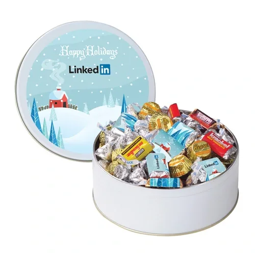 Personalized Holiday HERSHEY'S® Mix Tin — view 11