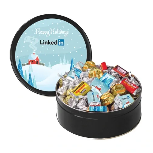 Personalized Holiday HERSHEY'S® Mix Tin — view 6