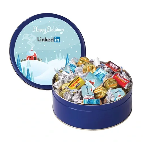 Personalized Holiday HERSHEY'S® Mix Tin — view 7