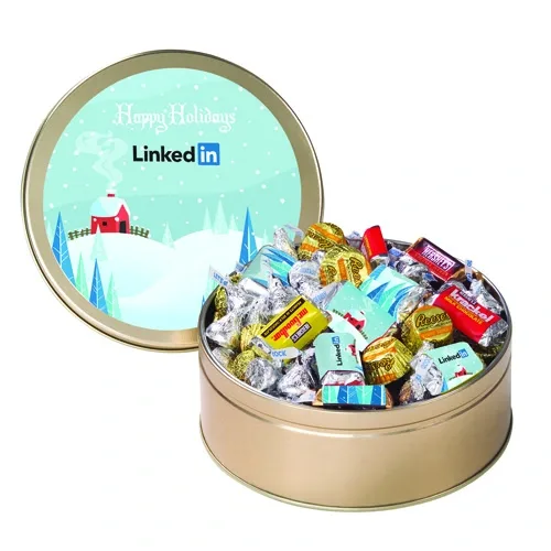Personalized Holiday HERSHEY'S® Mix Tin — view 8