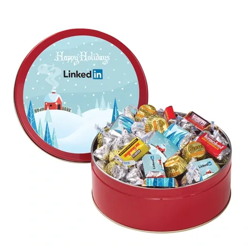Personalized Holiday HERSHEY'S® Mix Tin — view 9
