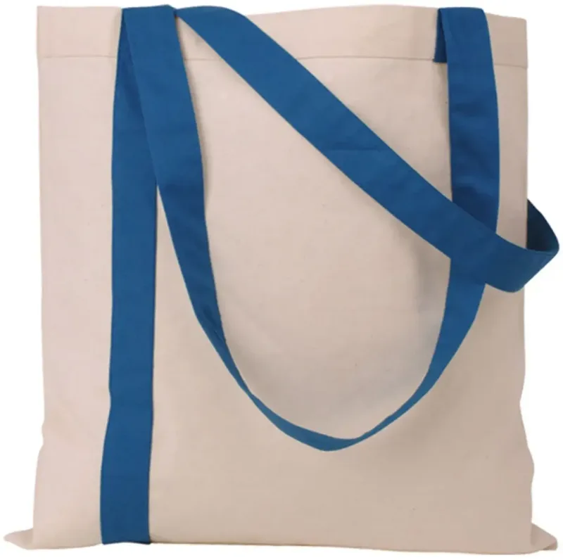 Personalized Striped Economy Tote Bag — view 4