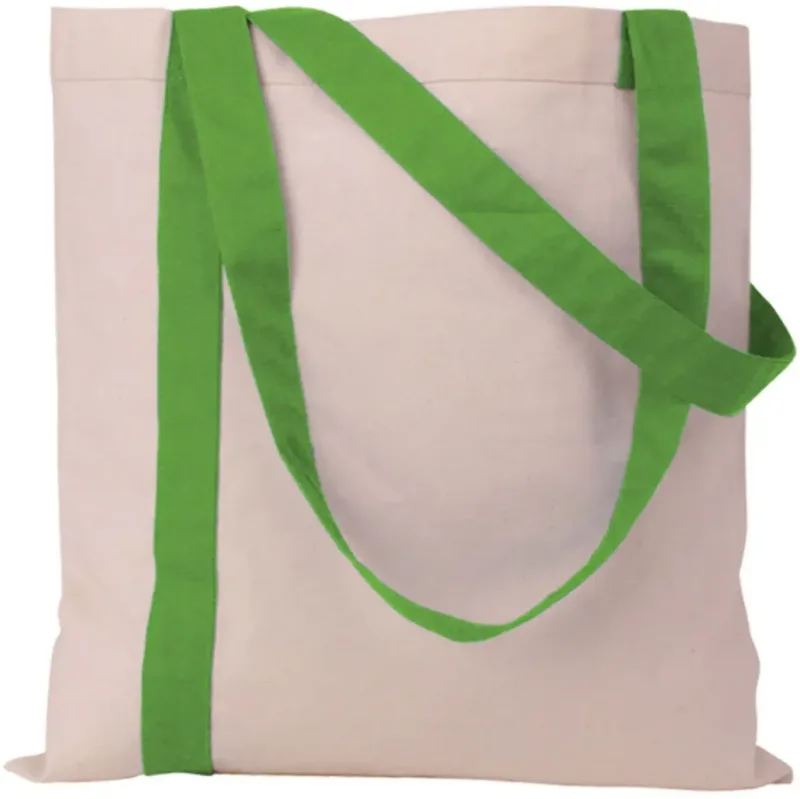 Personalized Striped Economy Tote Bag — view 5