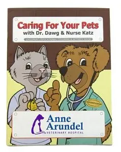 Customized Pet Care Coloring Book