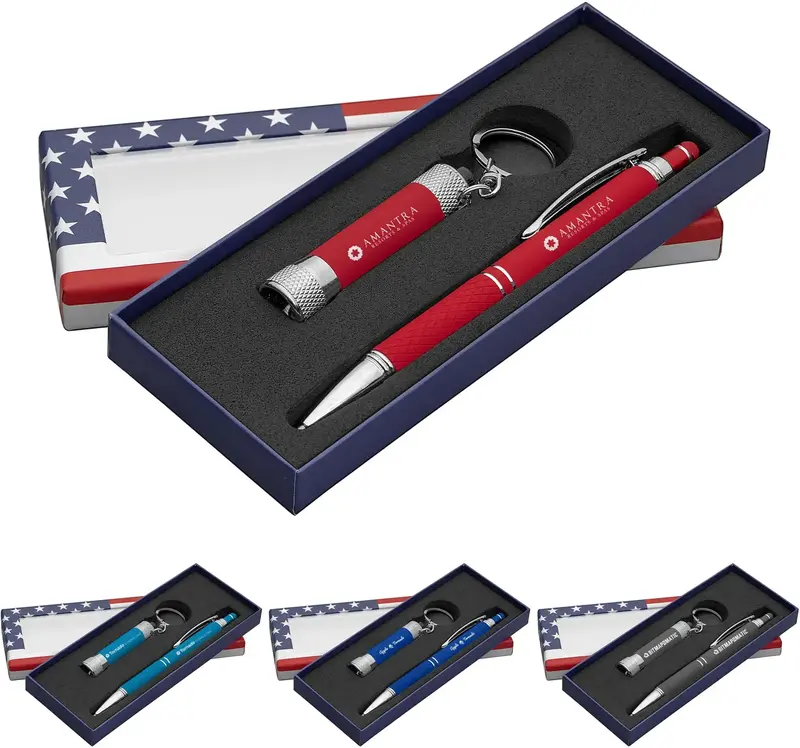 Phoenix & Chroma Softy American Flag Window Gift Set - Laser