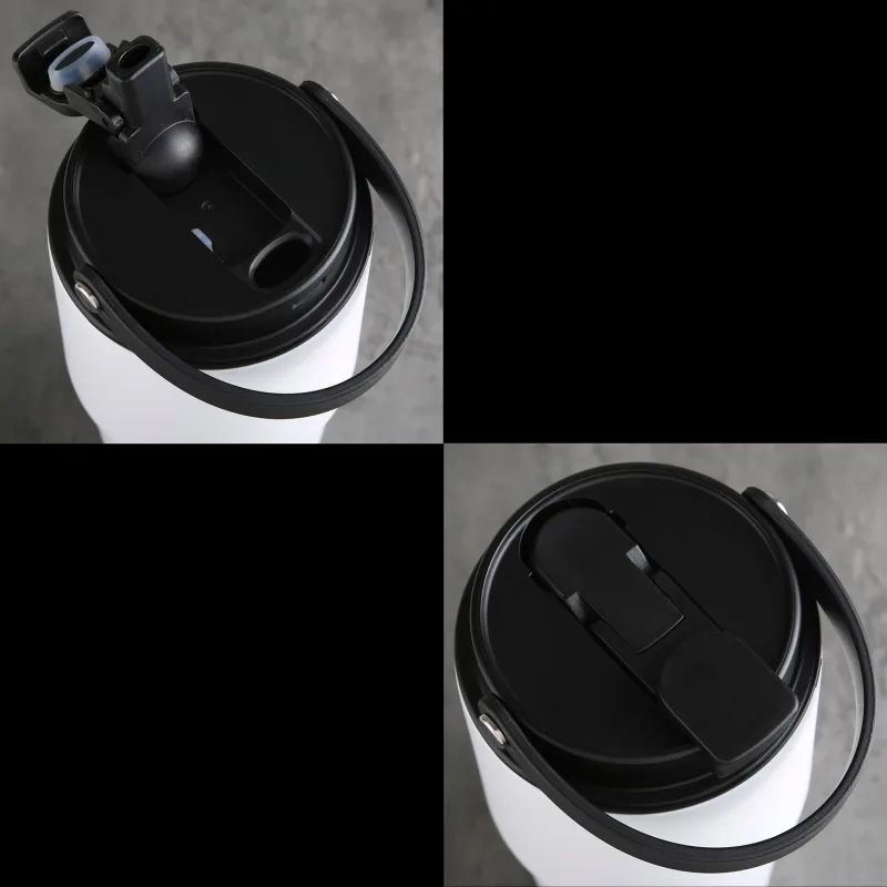Phoenix Recycled Stainless Steel Flip Straw Tumbler — view 3