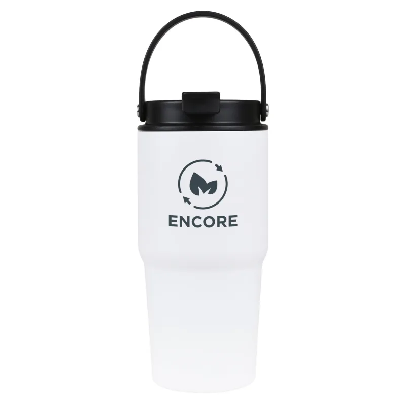 Phoenix Recycled Stainless Steel Flip Straw Tumbler — view 4