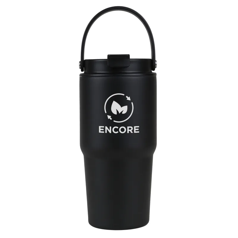 Phoenix Recycled Stainless Steel Flip Straw Tumbler — view 5