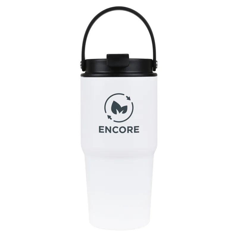 Phoenix Recycled Stainless Steel Flip Straw Tumbler — view 7