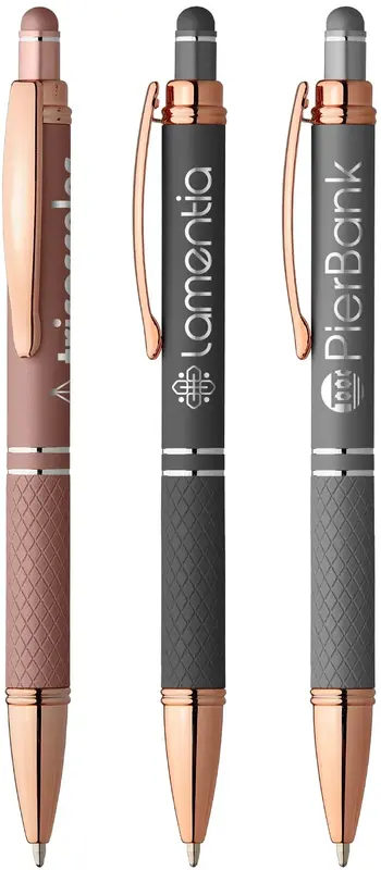 Phoenix Softy Rose Gold Gel Pen w/Stylus