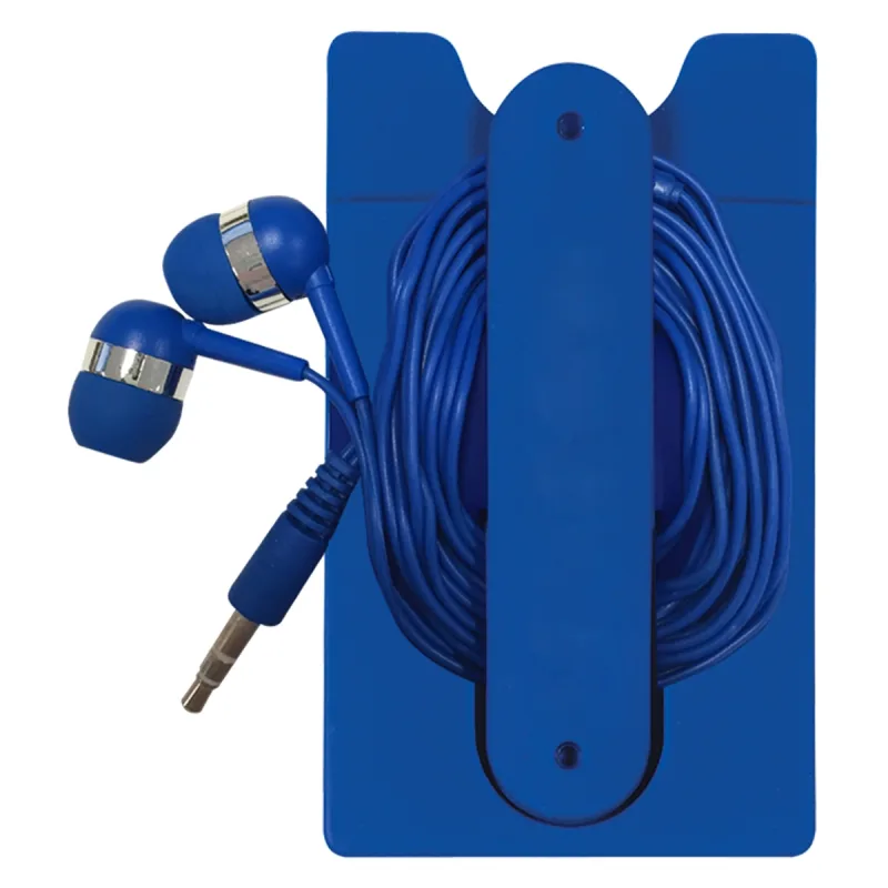 Phone Wallet With Earbuds — view 4