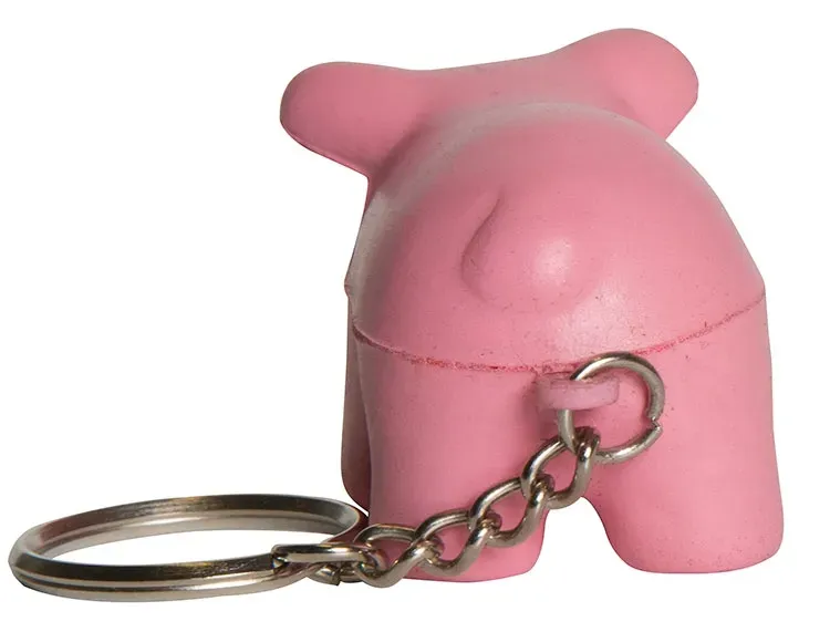 Logo Pig Keyring Stress Reliever