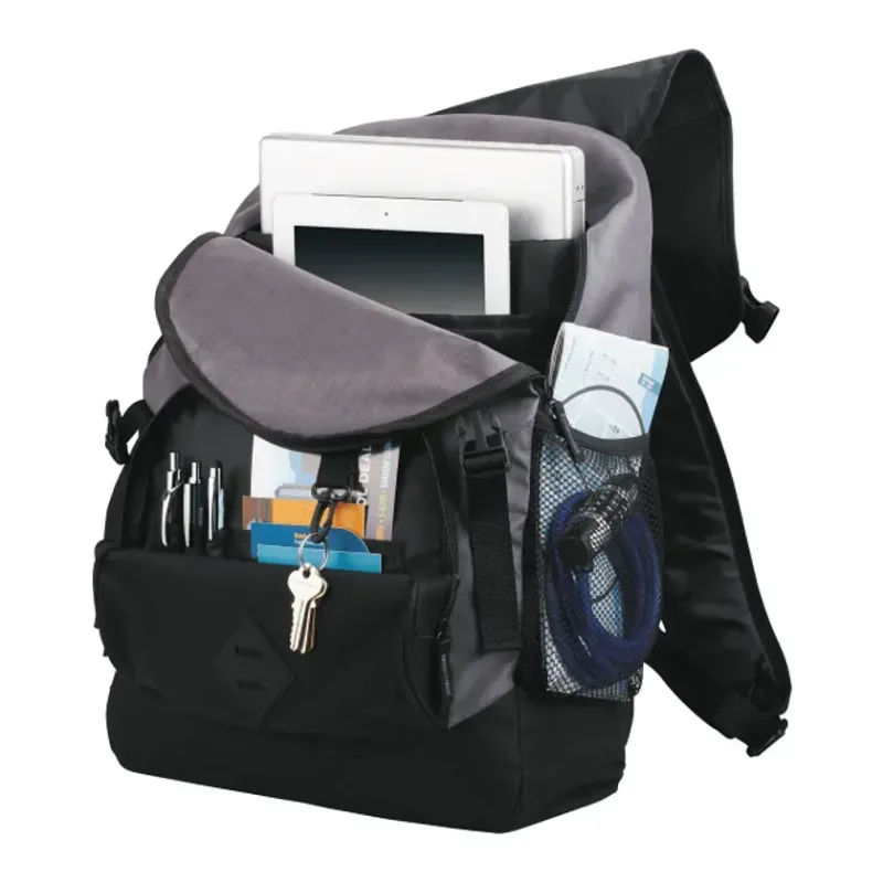 Customizable 17" Computer Backpack with Multiple Compartments — view 2
