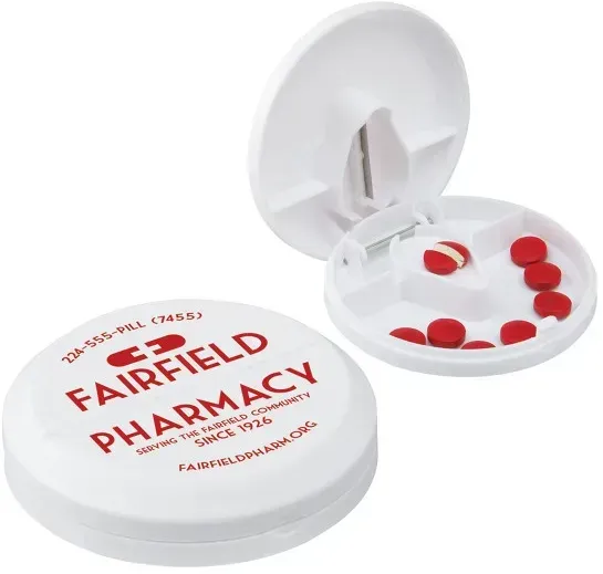 Imprinted Pill Cutter/Pillbox