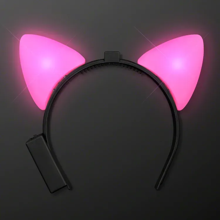 Pink Cat Ears Headband — view 3