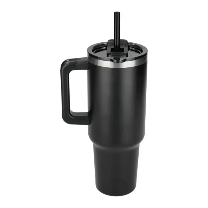 Pinnacle 40 oz Vacuum Insulated Eco-Friendly Travel Tumbler With Straw — view 13