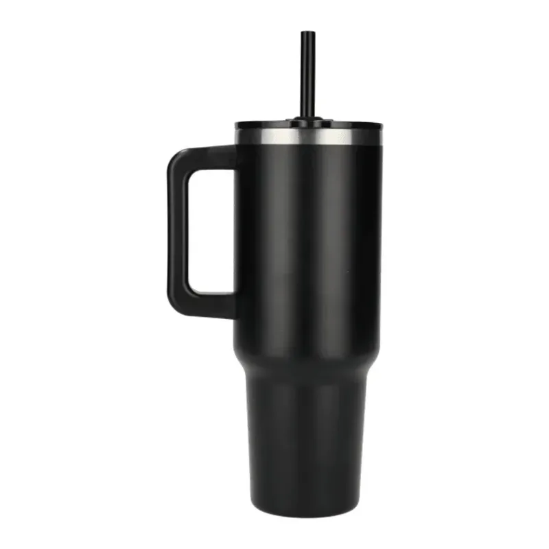 Pinnacle 40 oz Vacuum Insulated Eco-Friendly Travel Tumbler With Straw — view 14