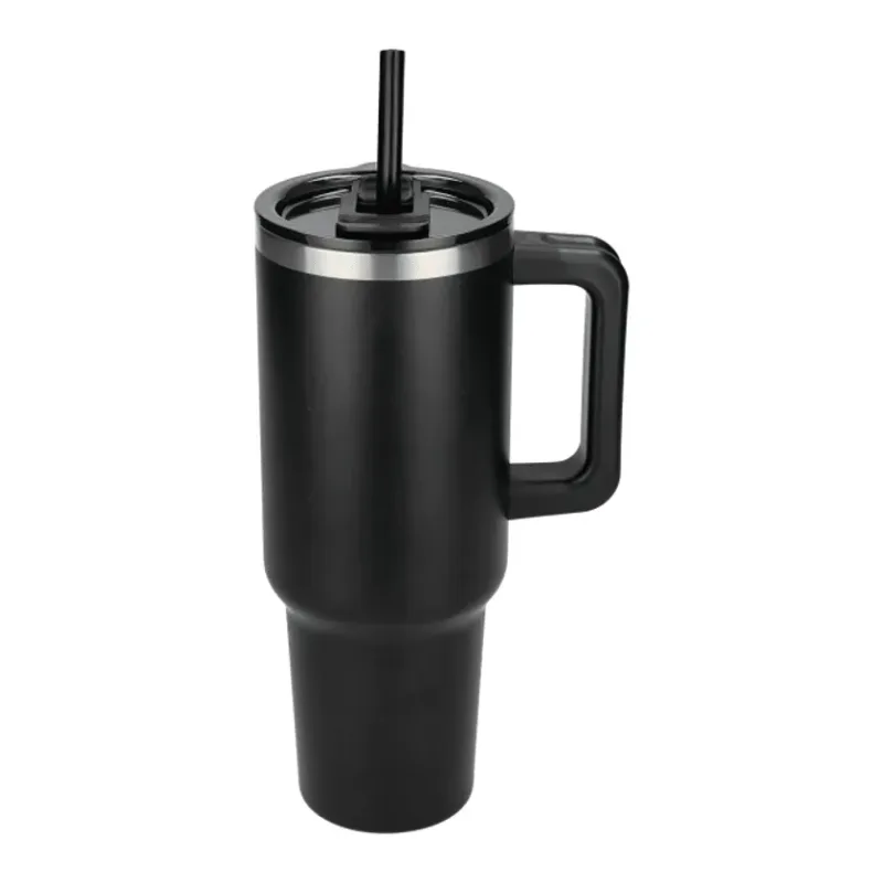 Pinnacle 40 oz Vacuum Insulated Eco-Friendly Travel Tumbler With Straw — view 15