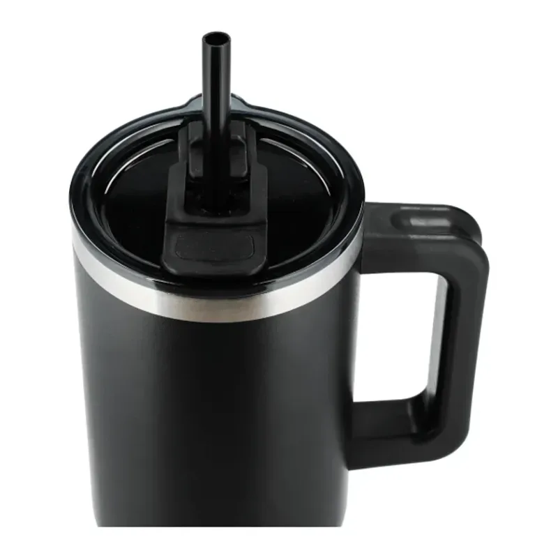 Pinnacle 40 oz Vacuum Insulated Eco-Friendly Travel Tumbler With Straw — view 18