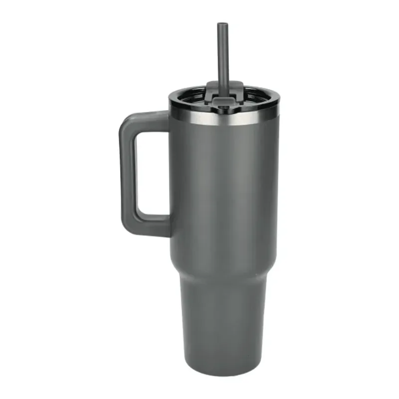 Pinnacle 40 oz Vacuum Insulated Eco-Friendly Travel Tumbler With Straw — view 23