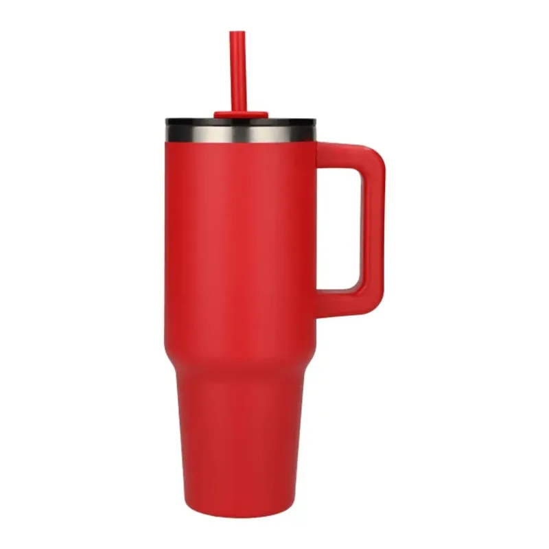 Pinnacle 40 oz Vacuum Insulated Eco-Friendly Travel Tumbler With Straw — view 37
