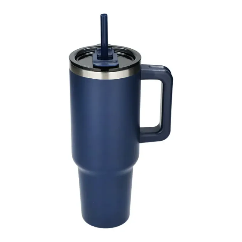 Pinnacle 40 oz Vacuum Insulated Eco-Friendly Travel Tumbler With Straw — view 5
