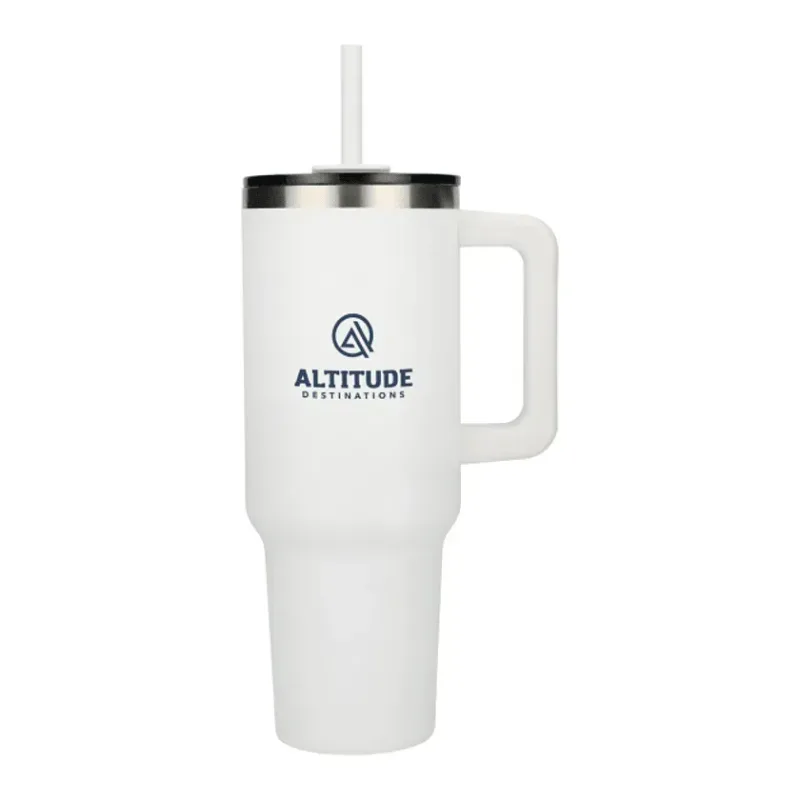 Pinnacle 40 oz Vacuum Insulated Eco-Friendly Travel Tumbler With Straw — view 43