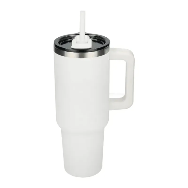 Pinnacle 40 oz Vacuum Insulated Eco-Friendly Travel Tumbler With Straw — view 46