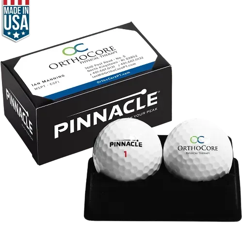 Custom Pinnacle Rush Business Card Golf Balls