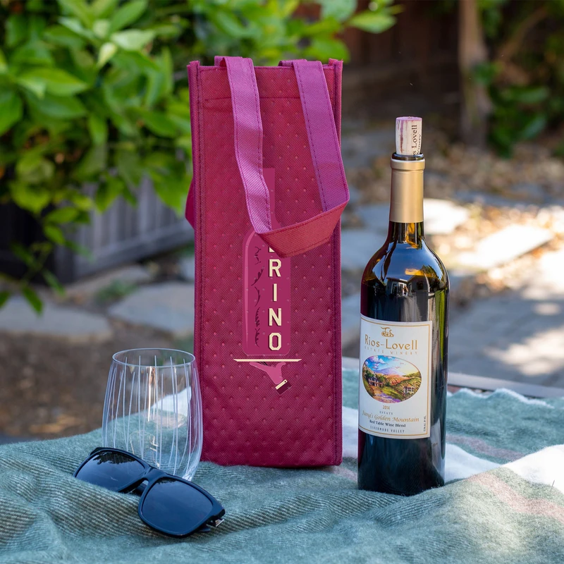 Pinot Noir Non-Woven Bottle Cooler