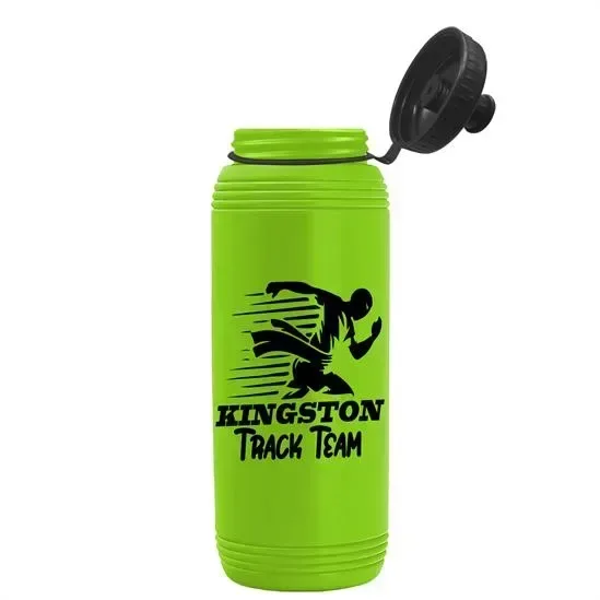  Pint Sport Bottle with Tethered Push-Pull Lid (16 oz.) — view 6