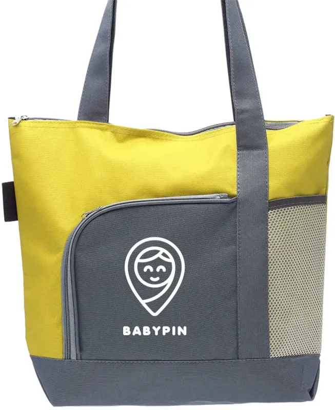 PIONEER Custom Two-tone Tote Bag — view 3