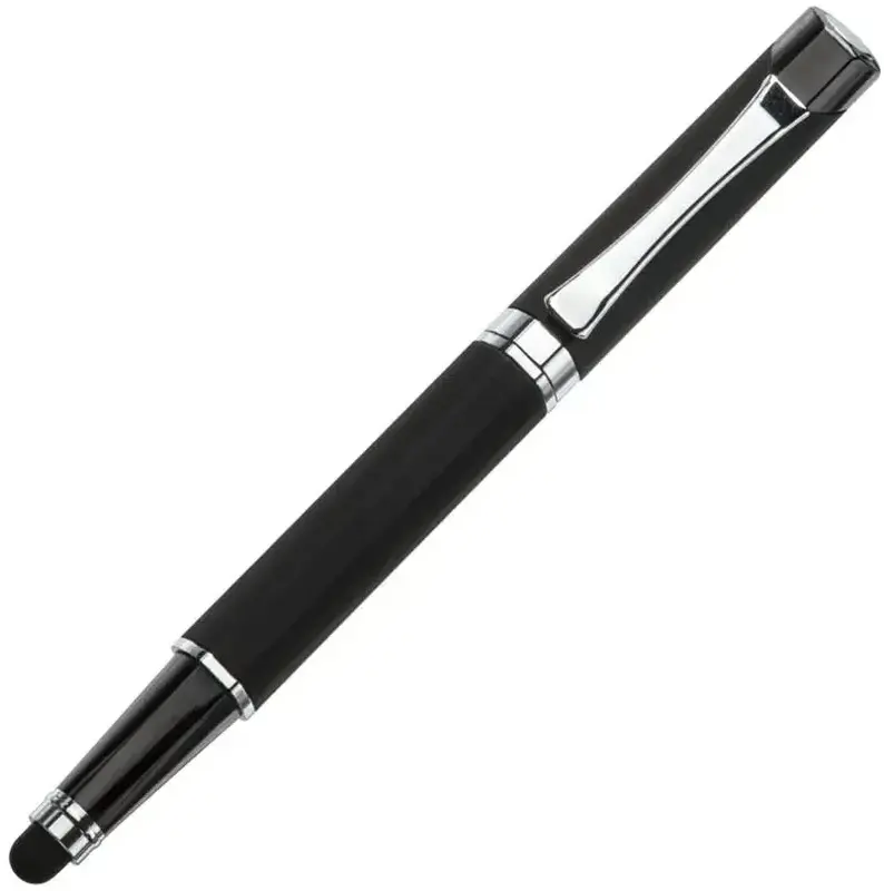 3 Sided Rubber Coated Stylus Metal Pen - Top Quality Promotional Product