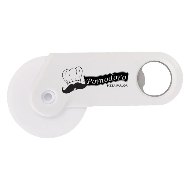 Pizza Cutter With Bottle Opener — view 4