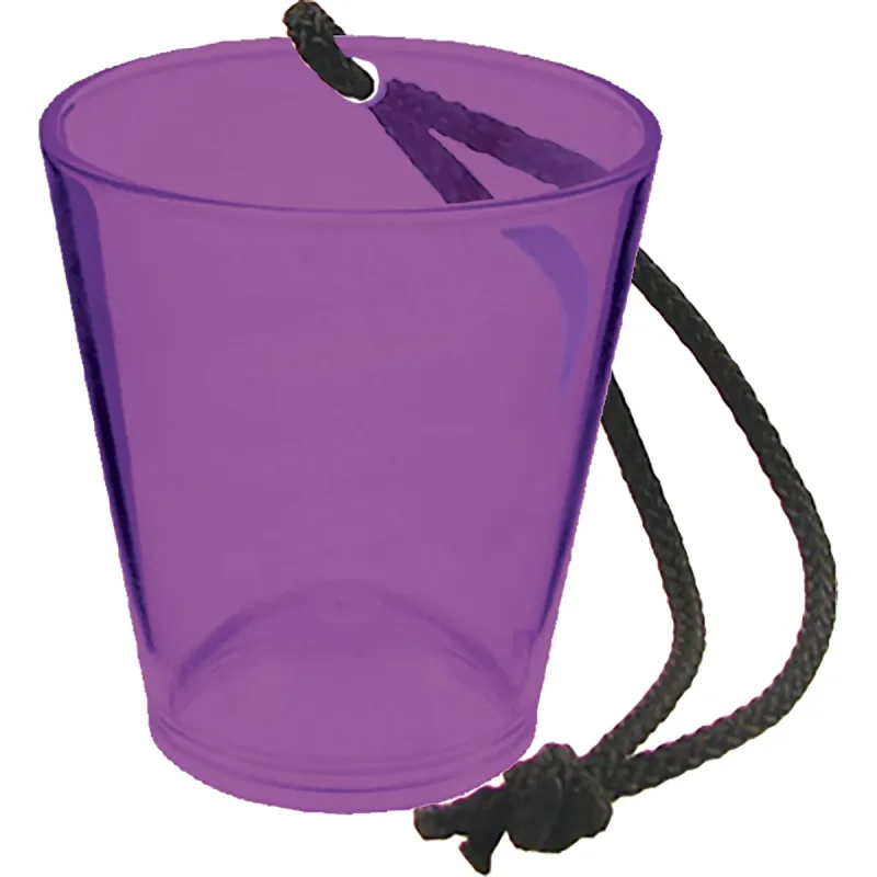 Plastic Bottle Neck Hanging Sidecar Shot Glass — view 6