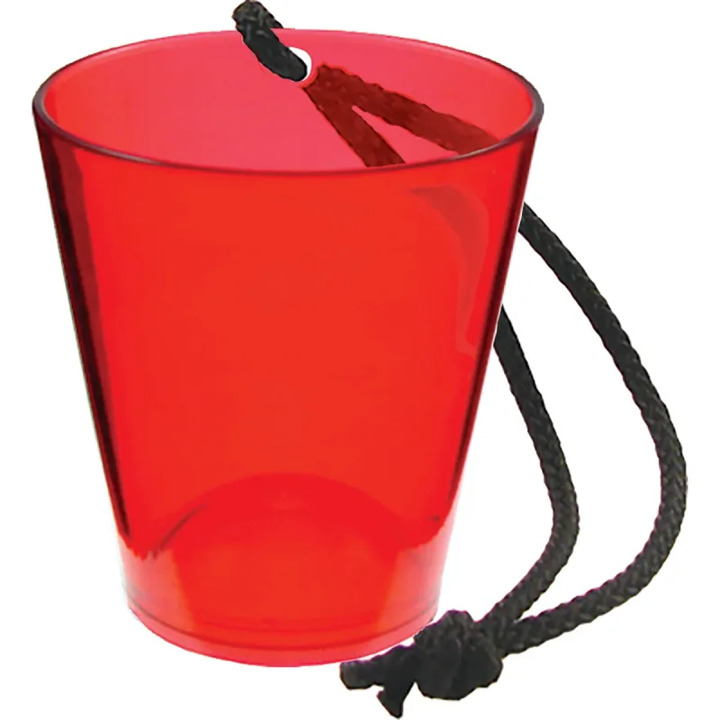 Plastic Bottle Neck Hanging Sidecar Shot Glass — view 2