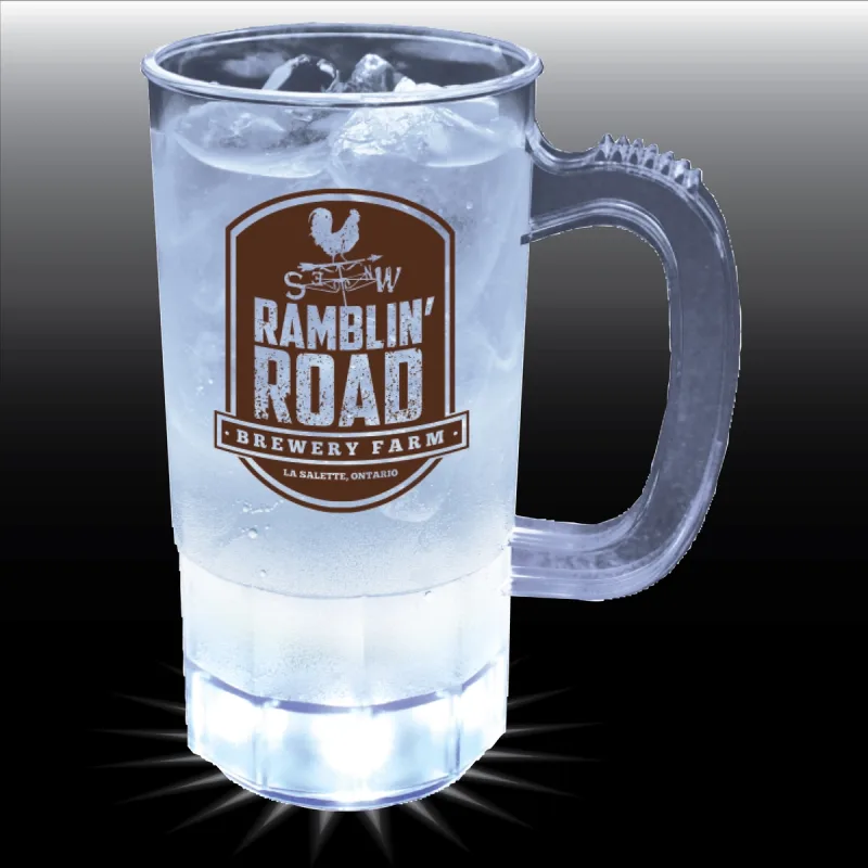 Plastic Fluted Textured Beer Mug — view 3