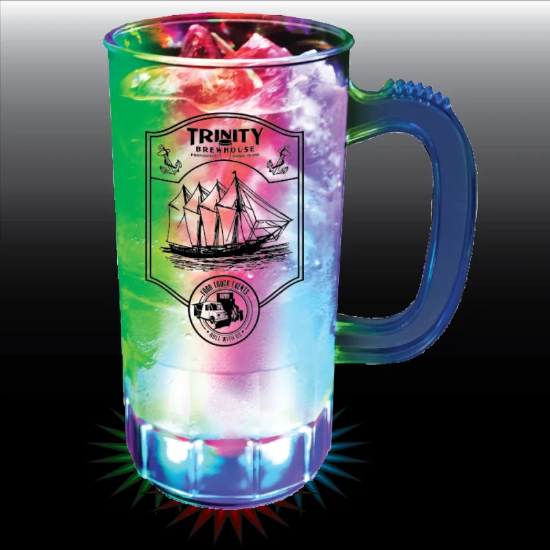 Plastic Fluted Textured Beer Mug — view 5